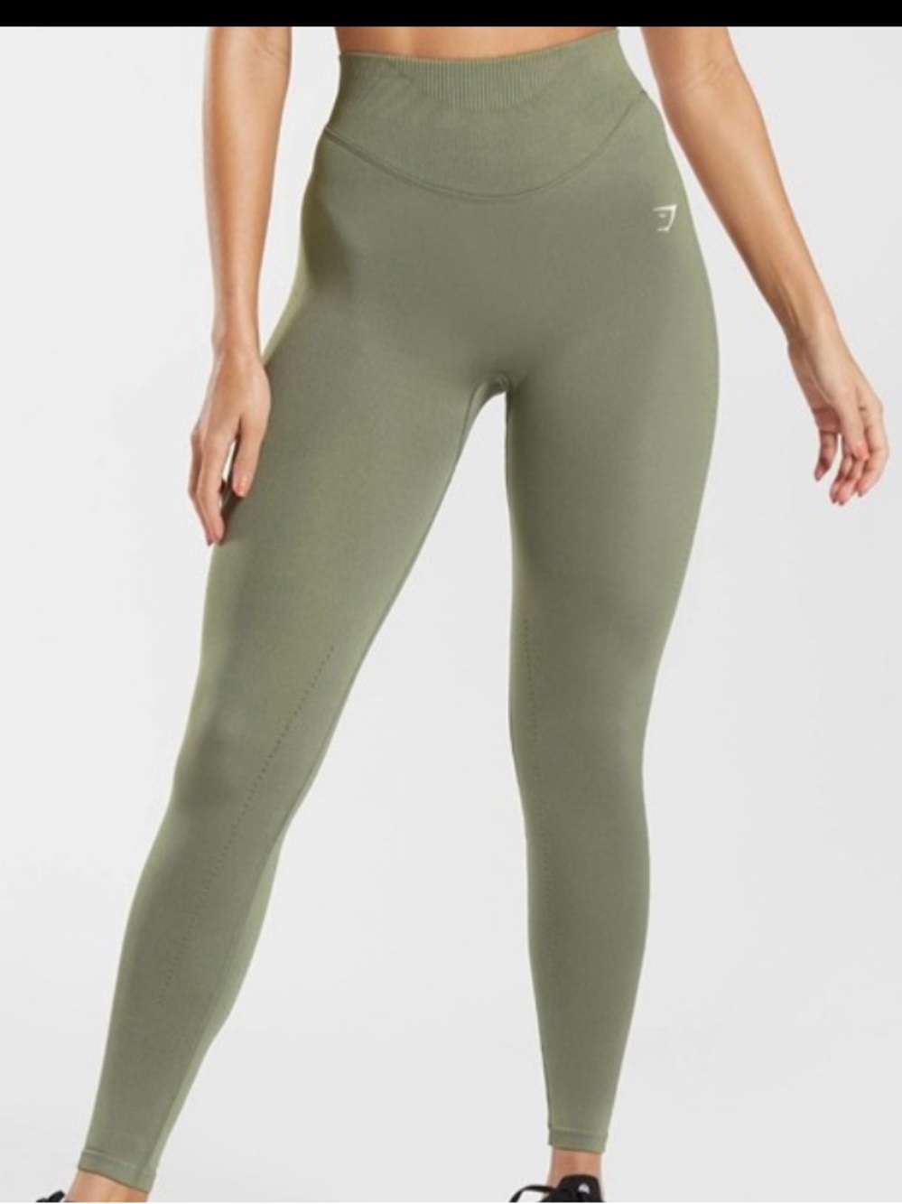 Gymshark Olive Green Seamless Leggings